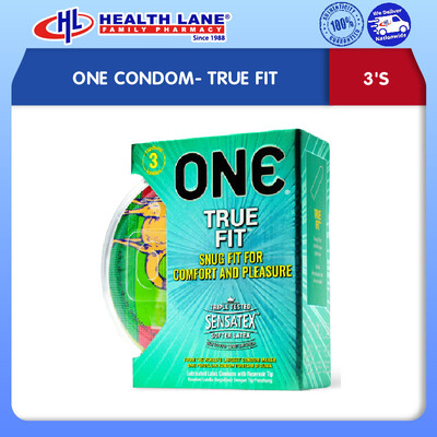 ONE CONDOM- TRUE FIT (3'S)